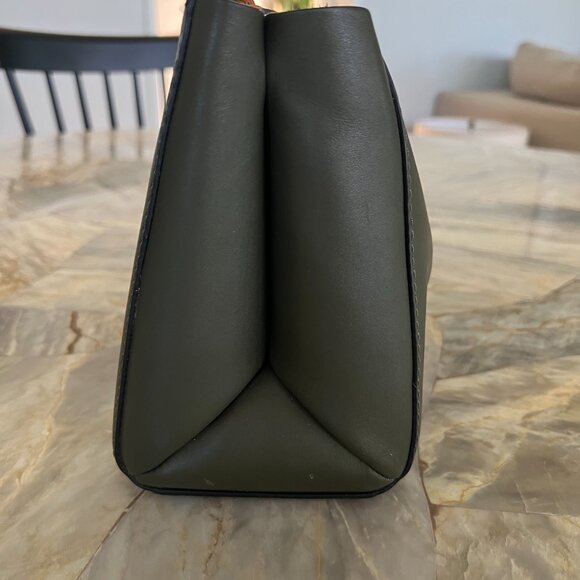 Rag & Bone Passenger Leather Crossbody Bag Green - Picture 3 of 8